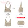 Realer wholesale PU leather OEM custom artificial Leather bags ladies hobo shoulder tote bags for women purse and handbags