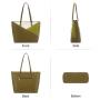 LOVEVOOK 2021 luxury customized clutches 3 pieces lady crossbody handbags fashion purses and handbags sets for woman