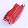Latest New Designer Heart Shape Faux Ostrich Women Bags Handbag Genuine Leather Lady Crossbody Mini Bag