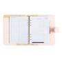 Ring Binder Daily Planner PU leather Women's Daily Schedule Planner Printing