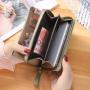 2024 New Korean Version Long Zipper Wallet Large Capacity Multi-card Holder Coin Purse Wallet For Women carteras para mujer