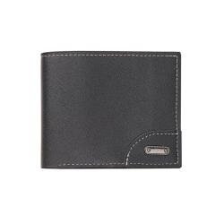 Men's Large Capacity Fashionable Waterproof Multi-Card Short Wallet Casual Plain Bag-20% Cross-Border Change