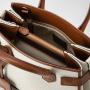 Pu Leather Match Canvas Material Elegant Women Shoulder Bags New Design Ladies Cross Body Bags For Business With Many Pockets