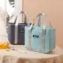 ZWY042 Outdoor Work Picnic Portable Thickened Bento Bag New Oxford Insulated Lunch Bag Student Worker Waterproof Handbag