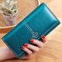 Wallet Women's Long Retro Oil and Wax Skin Large Capacity Handbag