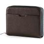 Custom Logo Leather Credit Card Holders Zipper Wallet RFID Blocking Secure Card Case ID Case Organizer Zipper Wallet