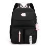 High quality schoolgirls nylon backpack large capacity backpack lovely design young girls schoolbag