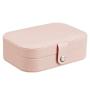 Wholesale Eco-friendly Custom Logo Leather Organizer Jewelry Packaging Luxury Leather Custom Jewelry Gift Box Jewelry Box