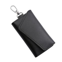 HR755 Wholesale of Cowhide Car Keypack Manufacturers for Men's Genuine Cowhide Keysets Fashion Women's Household Keychains