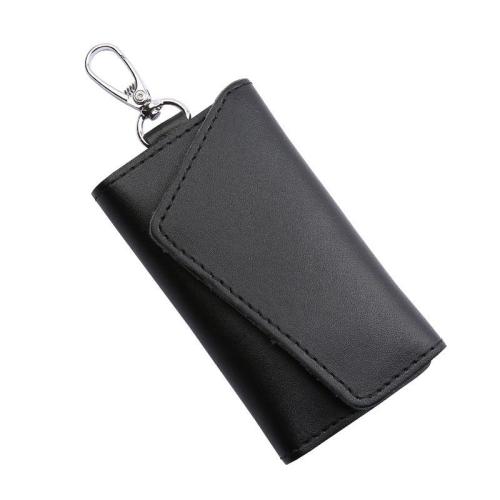HR755 Wholesale of Cowhide Car Keypack Manufacturers for Men's Genuine Cowhide Keysets Fashion Women's Household Keychains