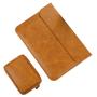 PU leather magnetic laptop bag high quality leather gift laptop sleeve and charger case
