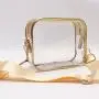 Keymay RTS 9 Multi Colors Designer Stadium Approved Clear Tote Bag with Zipper Closure Shoulder Messenger Girls Bags Crossbody
