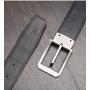 2022 custom popular leather men belt alloy pin buckle belt genuine leather belt for men