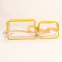 Keymay Custom High Quality Large Capacity Transparent Waterproof Stadium Approved Clear Stadium Bags Clear PVC Crossbody Bag