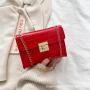 Wholesale factory women messenger bags 2024 fashion cheap price shoulder crossbody bag for women chain small square bag