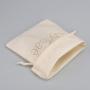 High Quality Cotton Dust Linen Candle Soap Pouch Natural Muslin Canvas Gift Shoe Underwear Packaging Drawstring Bag