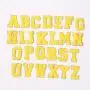 Glitter Chenille 26 Alphabets Self Adhesive Patches 11 Colors Glue Backing Letter Patches for Clothing Hat DIY Letter Patches