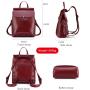 LOVEVOOK college carryon bag girls teenagers Luxury vintage travel female shoulder bag ladies backpack genuine leather backpacks