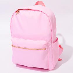 Stock Pink Blue Khaki Black Nude Lilac Multi Colors Function Girls Teenager School Book Bag Nylon Backpacks for Travel