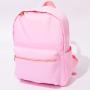 Stock Pink Blue Khaki Black Nude Lilac Multi Colors Function Girls Teenager School Book Bag Nylon Backpacks for Travel