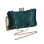 2024  beauty women satin woven clutch bag woman evening bag