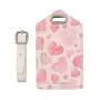 OEM Custom LOGO Printed Name Logo Soft PU Leather Luggage Tag Label Bag Pendant Handbag Portable Travel Name ID Address Tag