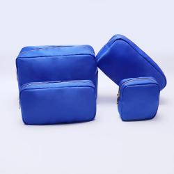 Factory Nylon Travel Sets Toiletry Organizer Custom Mini Makeup Stand Up Pouch Bag Nylon Zippered Bag Wholesale Cosmetic Bags