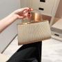 Popular twinkling women party clutch bags dinner dress handbag evening wedding wrinkle clutch handbags for women