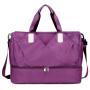 Waterproof Shoulder Weekender Bag Travel Duffel Bag Sports Gym Bag with Dry Wet Separated Pocket and Shoes Compartment