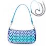 LOVEVOOK fashion hot sale small PU Crossbody Bags luxury shoulder bags custom geometric luminous women bags