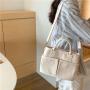 Large Multiple Pockets Shoulder Bags Ladies Large Capacity Women'S Messenger Bags Square Crossbody Canvas Tote Bag