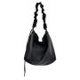 Korean version new design single shoulder crossbody bag large capacity tote bag casual pleated nylon shoulder bag