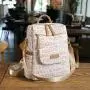 Large Capacity Soft Leather Style Retro Backpack 2023 New Trend Korean Version Fashionable And Minimalist Backpack Travel Bag