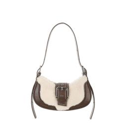 Trendy Fur Design Women's Handbag Fashion Ladies Custom Premium Leather Shoulder Bags For Women
