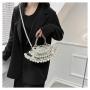 New style acrylic pearl handbag bag shell ladies evening bag chains crossbody bag handbag for women