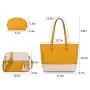 Lovevook brand custom handbags 3 pcs set OEM ODM design fashion tote bag women purses and handbags ladies hand bags for women