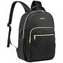 LOVEVOOK Waterproof 15.6 inch student school quilted bags backpack college large business travel back pack laptop women backpack