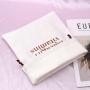 Custom Logo Printing White Cotton Twill Drawstring Bag For Hat Shoes Underwear Luxury Cotton Gift Dust Pouch