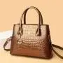 2024 Bags for Women Patent Leather Bright Face Handbag Fashionable New European and American Style Messenger Shoulder Bag