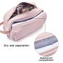 Customized color Toiletry Bag Wash Bag Bathroom Makeup Bag For Men and Women Traveling With Zipper Storage