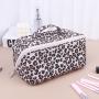 Professional High Capacity Travel Ladies Opening Portable Cosmetic Case Makeup Storage Bag For Women