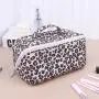 Professional High Capacity Travel Ladies Opening Portable Cosmetic Case Makeup Storage Bag For Women
