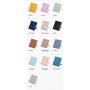 ZWY017 Simple Women Short Wallet PU Leather Solid Color Card Holder Bag Two-fold Waterproof Multi-card Coin Wallet Purse