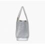 Wholesale New Arrival Vegan Leather Silver  Womens Handbags Unique Lock Handle Fashion Ladies Bucket Handbags