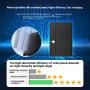 ZWY073 New Unisex Outdoor Riding Solar Charging Backpack Nylon Travel Hiking Camping USB Storage Bag Wholesale Eco-friendly Bag