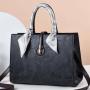 2023 Fashion Leather Crossbody Bags For Women Ribbon Handbag Tote Bag Atmospheric Handbag Manufacturer Customize