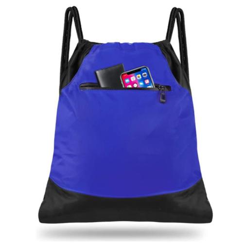 Gelory Gym Sack pack Custom Logo Lightweight Polyester Waterproof Sports Drawstring Backpack Foldable