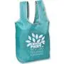 Custom Printed Logo 100% Recycled Foldable RPET Tote Bag Shopping Bag Into Small Pouch