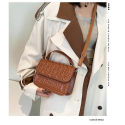 Diamond Lattice Letter Small Square Bag 2023 New Women's Open Bag China Wholesale PU Ladies Shoulder Bag