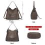 LOVEVOOK 2022 Vegan Faux Leather women Crossbody Shoulder bags large casual tote concealed carry gun holster purses and handbags